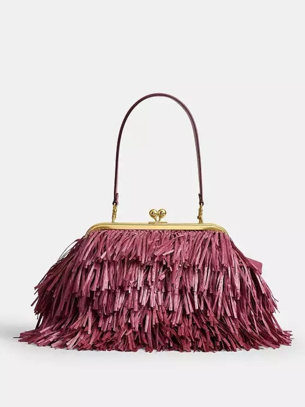 Coach Kisslock Straw Frame Bag 27